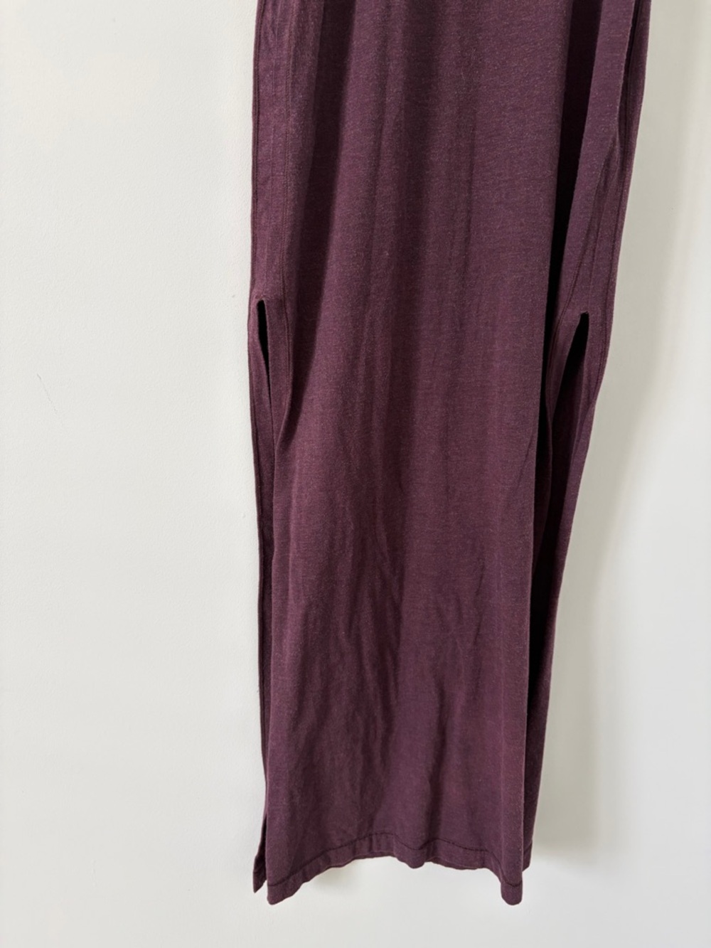 Lululemon Refresh Racerback Maxi Dress Heathered Bordeaux Drama Black Cherry 2 - Picture 4 of 8